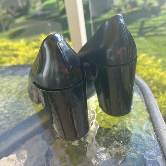 Pierre Hardy Leather Block Heel Pointed Toe Pump - Picture 7 of 9